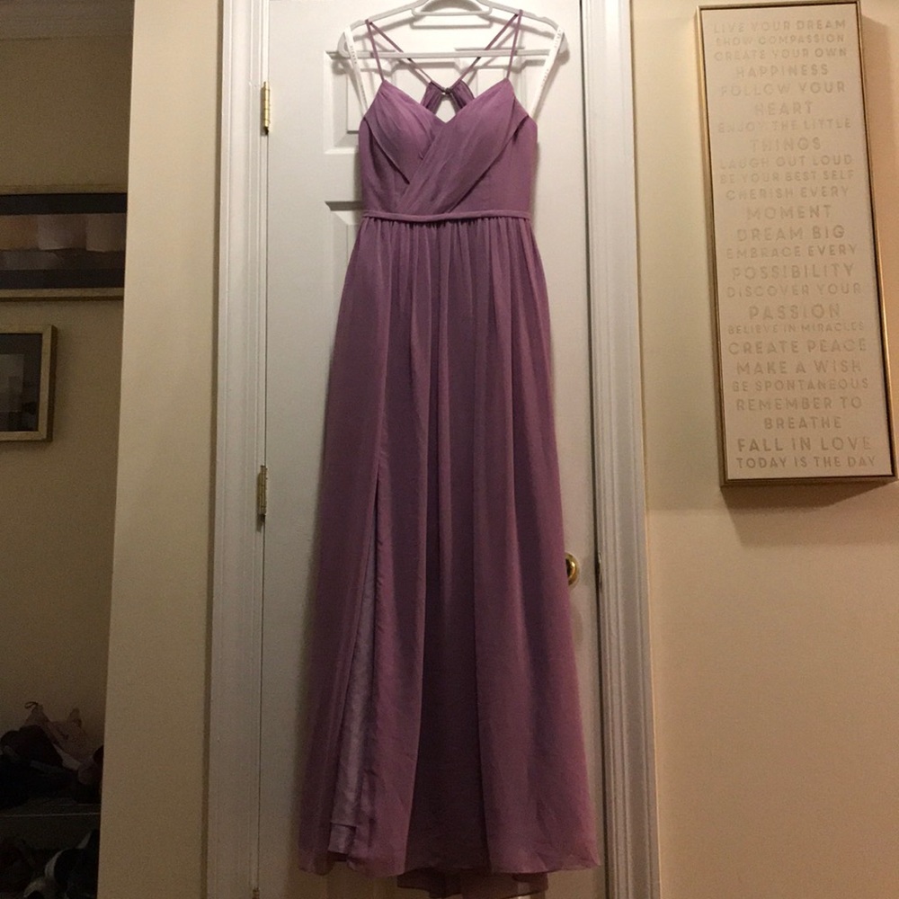 Azazie Cora Wisteria Sz10 Formal Bridesmaid Dress